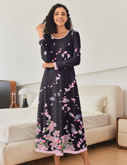 Long Sleeve Full Length Long Nightshirt (US Only)