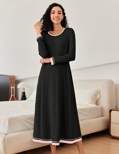 Long Sleeve Full Length Long Nightshirt (US Only)