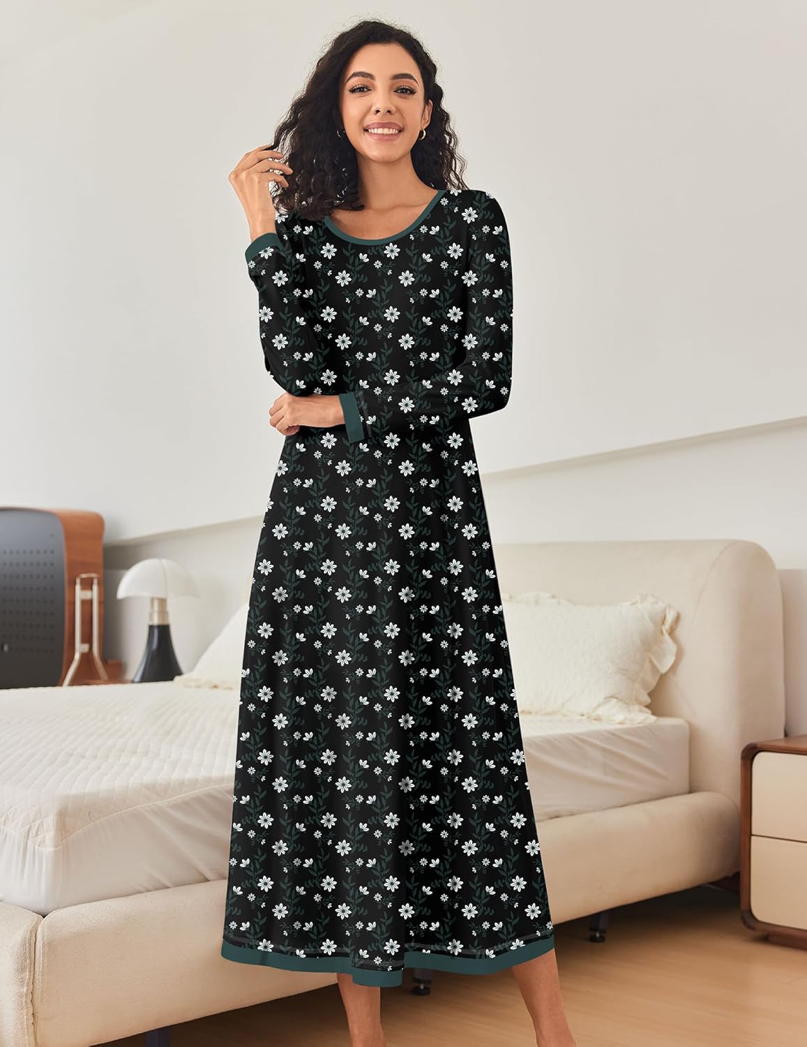 Long Sleeve Full Length Long Nightshirt (US Only)