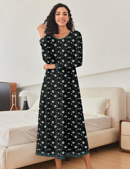 Long Sleeve Full Length Long Nightshirt (US Only)