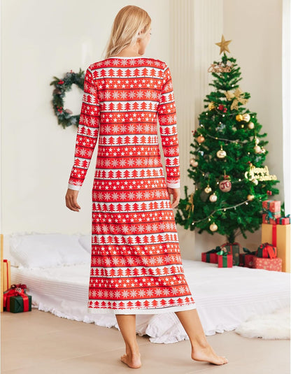 Long Sleeve Full Length Long Nightshirt (US Only)