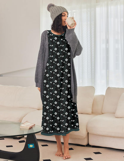 Long Sleeve Full Length Long Nightshirt (US Only)