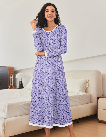 Long Sleeve Full Length Long Nightshirt (US Only)