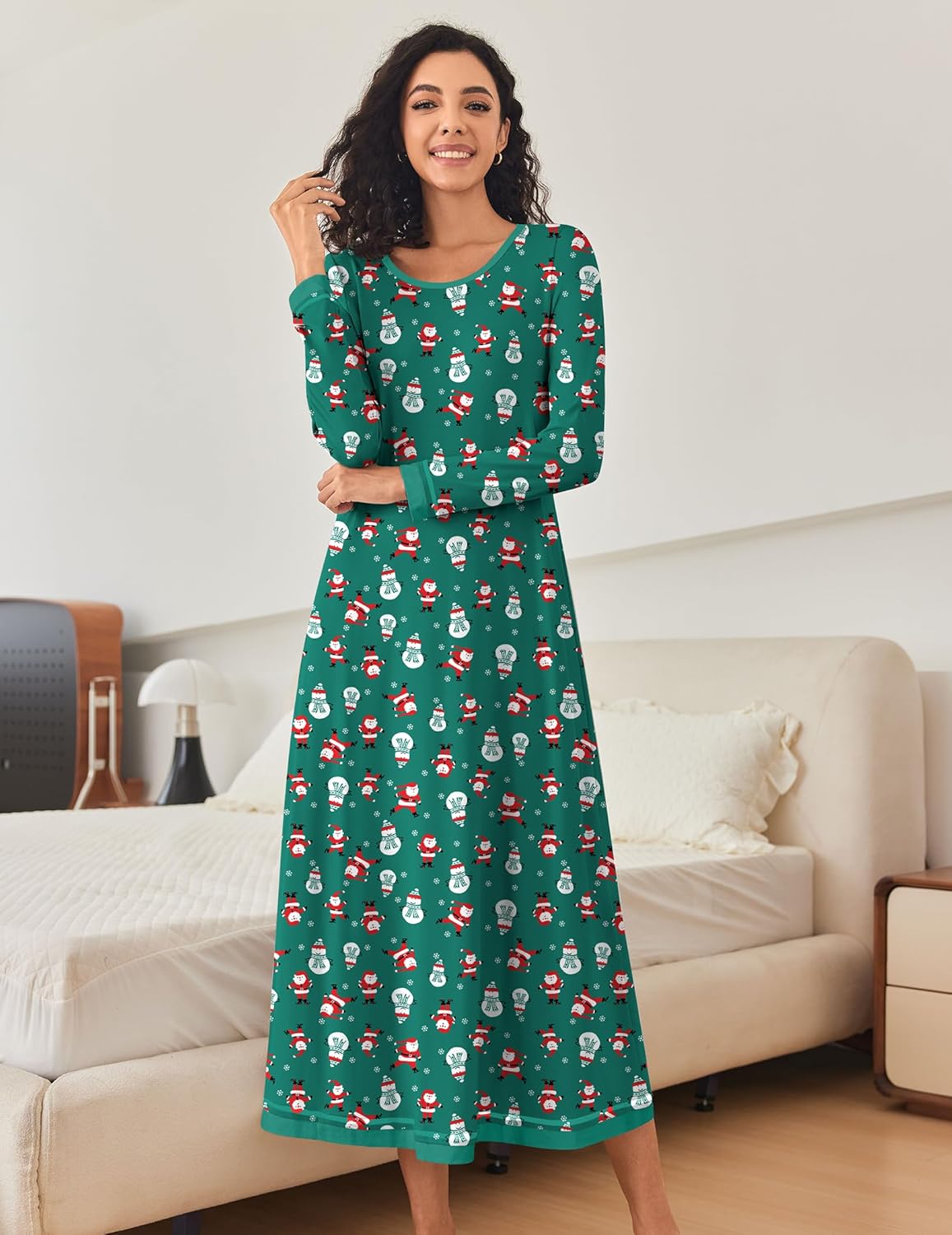 Long Sleeve Full Length Long Nightshirt (US Only)