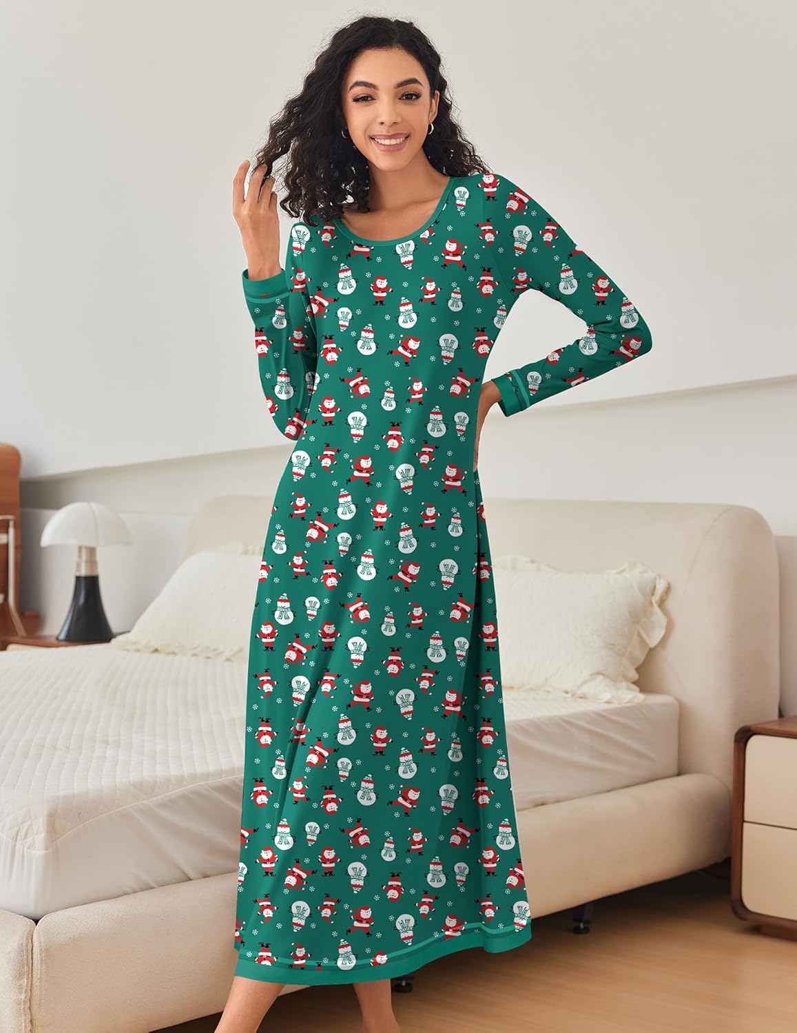 Long Sleeve Full Length Long Nightshirt (US Only)