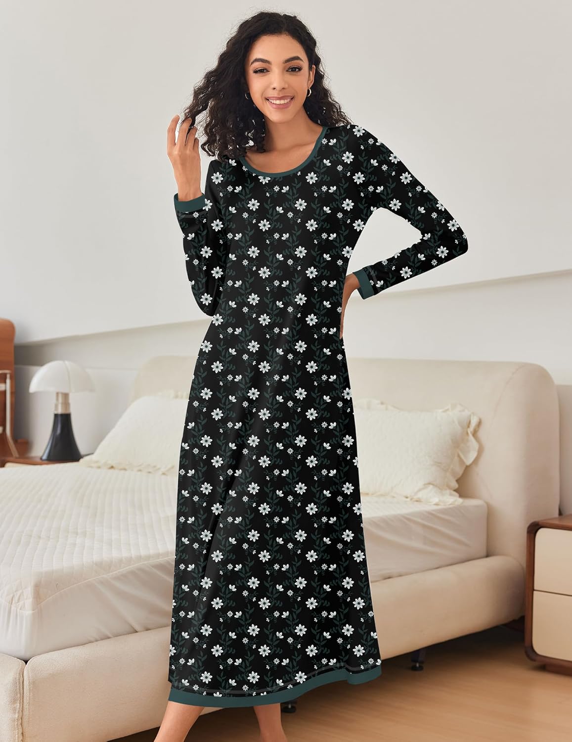 Long Sleeve Full Length Long Nightshirt (US Only)