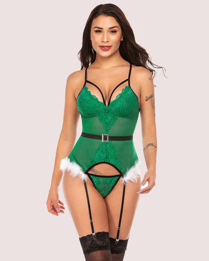 Lace Lingerie Set Corset Outfits