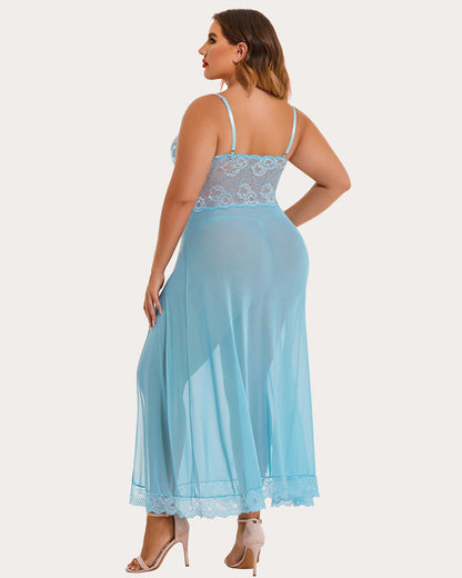 Christmas Plus Size Side Slits Dresses