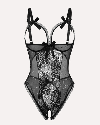 Christmas Lace Mini Bodysuit