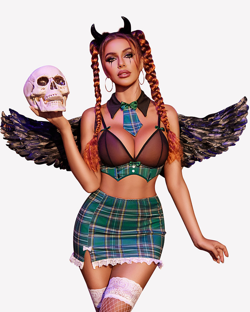 Uniform Roleplay Costume 4pcs/Set