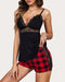 Black Red Plaid